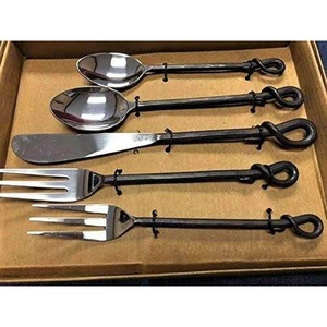 Nouveau fait à la main vente chaude élégant Western Look fourchette cuillère couverts fabuleux Unique poignée couteaux et cuillère fourchette couverts ensemble - Product Image 4