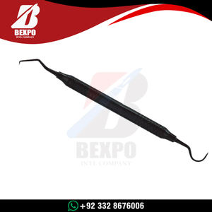 Kit de Exploración Dental de 3 Piezas con Recubrimiento de Titanio Negro, Kit Básico de Higiene Dental con Pinzas, Espejo y Explorador - Product Image 3