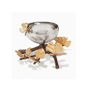 Cuenco de Metal de Diseño Fascinante con Soporte de Ramas de Árbol, Vajilla para el Hogar, Duradero y Decorativo, Cuenco para Servir como Centro de Mesa - Product Image 1