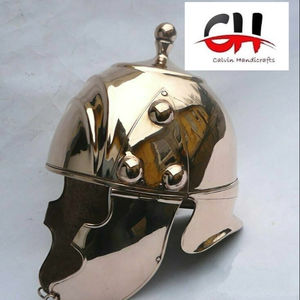 Casco Medieval de Caballero Vikingo Oriental, Armadura de Metal de Imitación Antigua Hecha a Mano para Decoración de Bodas y Regalos - Product Image 1