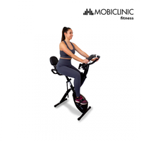 Mobiclinic Home Gym Fitness Pack incluye tubos elásticos Pedal ejercitador Pull-Up Bar bicicleta estacionaria elíptica Body Building