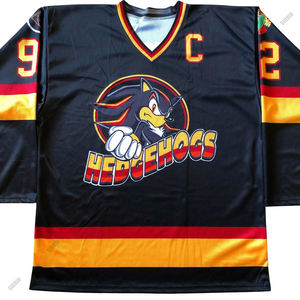 Pantalons de hockey sur glace personnalisés de qualité supérieure, sublimés |   Conception de logo personnalisée, écologique, à séchage rapide et antibactérienne |   100% polyester - Product Image 1