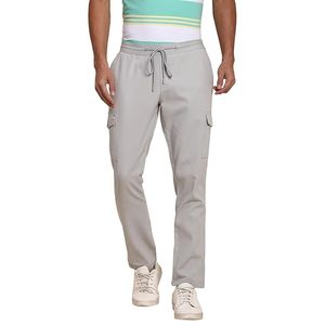 Pantalon Cargo Streetwear Décontracté Homme Multi-Poches Respirant 100% Coton Épais Gris Clair Vente en Gros - Meilleures Ventes - Product Image 5