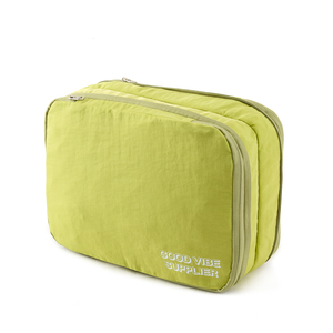 Sac à vêtements pliable simple en nylon avec fermeture éclair, 7 pouces, couleur personnalisée, grande capacité, portable, résistant à l'eau, confortable et pratique - Product Image 2