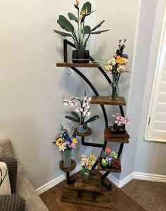 Durable Handmade Modern Small Table Top 3-Tiered Buffalo Bone <b>Photo</b> <b>Frame</b> for Narrow Spaces Windowsill & Bay Window Ledge - Product Image 4