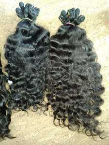 Extensiones de cabello Remy Virgen del templo del sur de la India Cabello humano ondulado profundo de templos de confianza - Product Image 3