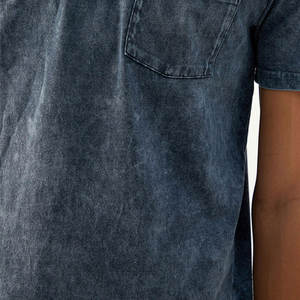 Venta Directa de Fábrica: Camisetas para Hombre con Lavado Ácido, Corte Holgado, Ligeras, Tallas Grandes, 100% Algodón - Product Image 6