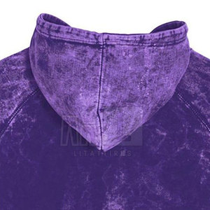 Sweat à capuche d'hiver personnalisé pour hommes, lavé à l'acide, 100% coton, pull-over Streetwear, mode écologique de haute qualité - Product Image 5