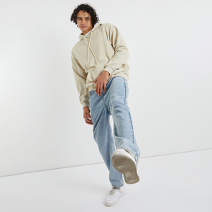100% coton bouffant à capuche hommes respirant Vintage pull sweat hiver solide blanc polaire 3XL Vintage imprimé à capuche pour hommes - Product Image 5