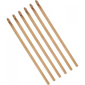 12pcs Bamboo <b>Crochet</b> <b>Hook</b> <b>Set</b> DIY Knitting Needles Handle Home Knitting Weave Yarn Crafts Household Knitting Tools - Product Image 1