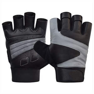 Guantes de levantamiento de pesas Guantes de gimnasio de cuero Protección completa de la palma para Fitness Ejercicio de levantamiento de pesas Guantes colgantes Pull Ups - Product Image 3