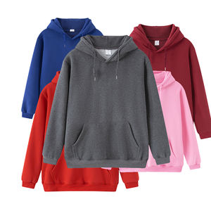 Sweats à capuche chauds 400GSM Sweatshirts unisexes en coton épais Fourniture directe d'usine de vêtements confortables - Product Image 1