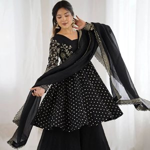 Collection de robes Anarkali Palazzo spéciales pour les mariages et les festivals - Product Image 1