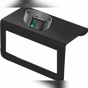 Support de chargement en métal pour ordinateur de bureau, en acier inoxydable, Station de chargement, accessoire pour montre intelligente Apple Watch Series, noir - Product Image 1