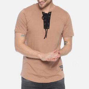 2025 nueva llegada al por mayor de alta calidad hombres camiseta con contraste bolsillo camiseta para hombre - Product Image 1
