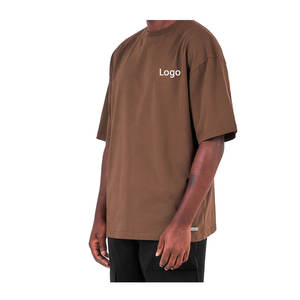 Camiseta de Algodón 100% de Alta Calidad al por Mayor, con Logotipo Personalizado, Tejido de Punto, Corte Regular, para Hombre, para Impresión - Product Image 1