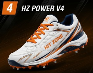 รองเท้าคริกเก็ต HIT ZONE รุ่น Advanced Spike น้ำหนักเบา ทนทาน ยึดเกาะดีขึ้น ให้ความสบาย ใช้งานได้ยาวนาน เหมาะสำหรับการฝึกซ้อมและการแข่งขัน - Product Image 1