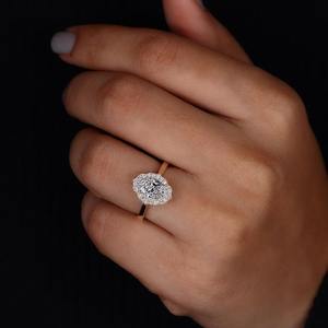 Anillo de compromiso solitario con diamante natural de corte redondo de 2.00 quilates en oro amarillo de 14 quilates estilo clásico - Product Image 1