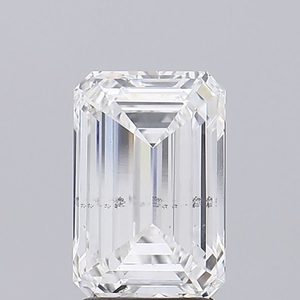 Igi เพชร3.01กะรัตมรกตสำหรับแล็ปเพื่อความชัดเจนของ Si1สร้างคู่เพชร CVD หลวมสำหรับงานแต่งงานต่างหูของขวัญครบรอบ - Product Image 1