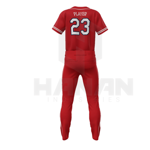 Ensemble d'uniformes de baseball-Tissu durable, personnalisation complète pour les équipes scolaires Tissu en maille respirant - Product Image 3