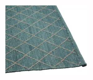 hand made hemp rug , natural sustainable jute carpet