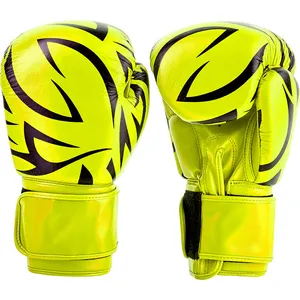 定制logo PU拳击手套最佳设计高品质泰国踢拳击手套透气耐用批发定制