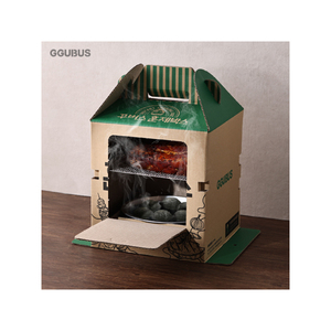 Ggubus Xách Tay Dùng Một Lần BBQ Nướng Hút Thuốc Kit Cho Cắm Trại Tương Thích Với Than Và Trực Tiếp Lửa Sử Dụng Dễ Dàng Một Giờ Dọn Dỡ - Product Image 1