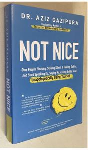 Not Nice de Aziz Gazipura, libro de bolsillo sobre ansiedad social y mejora personal - Product Image 3