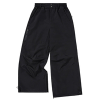 Haute qualité fabrication pantalons de neige Baggy coupe-vent imperméable femmes vêtements de Ski Hip Hop ample Hipster Ski pantalons de neige