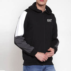 Sudaderas con capucha de lana mezclada de algodón básico para hombre de calidad superior novedad ropa informal sudaderas con capucha de lana mezclada de algodón básico para hombre - Product Image 2