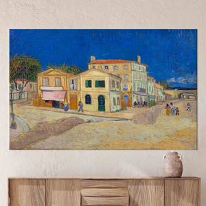 Obra de arte impresa en lienzo: Reproducción de 'La casa amarilla' de Van Gogh, 1P: Enmarcado tipo galería - Product Image 1