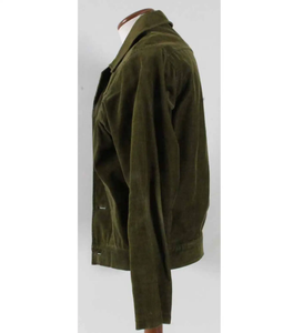 High Quality Winter <b>Corduroy</b> Cartwright <b>Jacket</b> Sheep Fur Trim Knitted Fabric Breathable Varsity Style Wholesale <b>Men's</b> <b>Jackets</b> - Product Image 2