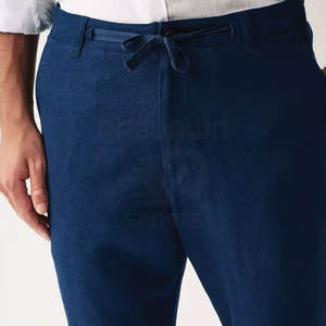 Pantalon Homme Streetwear Personnalisé avec Logo – Nouvelle Tendance, Respirant, Coupe Droite, Taille Mi-Haute, Décontracté, Léger, Polyester/Coton – Vente Flash - Product Image 5