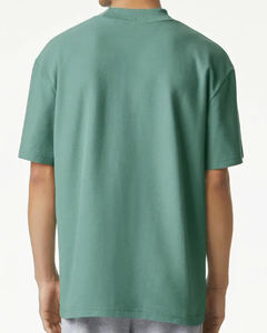 Camiseta informal ajustada con cuello redondo para hombre de alta calidad, Camiseta con hombros caídos de secado rápido, diseño en blanco - Product Image 3