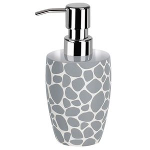 Spirella Collection Darwin, Distributeur de savon liquide 14,5 x 9,5 x 8,0 cm, Grès, Gris - Product Image 1