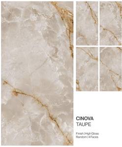 Carreaux en porcelaine CINOVA TAUPE 600X1200, aspect moderne, finition brillante - Product Image 2