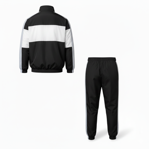 Conjunto Deportivo Personalizado de Fábrica: Sudadera con Cremallera y Pantalones Deportivos de Nailon, Cortavientos Ligero, Conjunto de Chándal de Nailon - Product Image 5