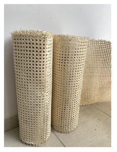 Cinta de caña de ratán de malla abierta, rollo de ratán de plástico, cinta natural para decoración de muebles, cinta de ratán de color - Product Image 1