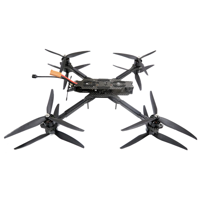 professional15 Inch Heavy Lift FPV Drone, 10KG Payload Industrial UAV, 10W Long Range VTX 3.3G-6G Anti-Interference System drone