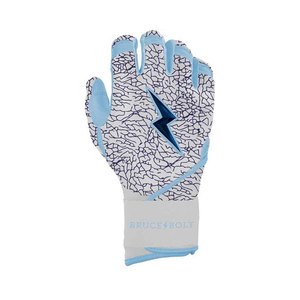 100% Leather Bruce <b>bolt</b> Style Batting Gloves 100% Premium Quality Leather Baseball Batting Gloves - Product Image 2