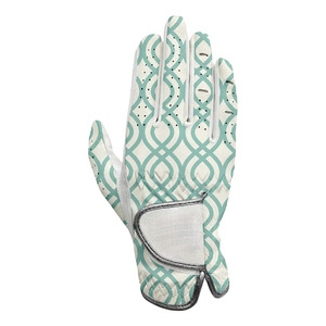 ถุงมือกอล์ฟตาข่ายระบายอากาศ หนังสังเคราะห์ PU สายรัดข้อมือปรับได้ น้ำหนักเบา จับกระชับมือ ใส่สบาย พิมพ์ลายดิจิทัล - Product Image 3