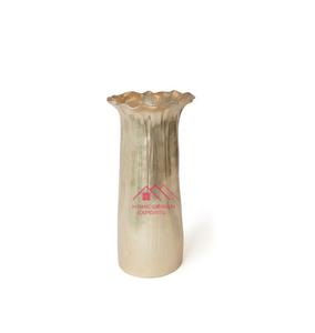 Vaisselle de mariage et d'événements Vase à fleurs Pot à fleurs et vase en aluminium martelé Vase à fleurs décoratif pour la maison plaqué or - Product Image 3