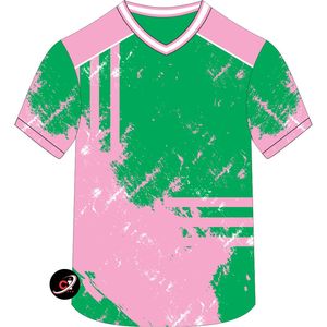 Camiseta de fútbol Alpha Kapa Alpha para mujer, ropa deportiva transpirable con cresta bordada con letras griegas personalizadas con diseño impreso - Product Image 3
