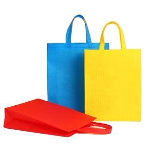 Sac fourre-tout d'épicerie horizontal bleu ciel Unique Bonnes affaires sacs-cadeaux non tissés réutilisables pour le voyage et le stockage - Product Image 5