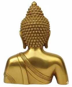 Elegant Brass Finished Lord Buddha Idol for Home Decor Peaceful <b>Religious</b> Figurine Offered at Competitive Factory Wholesale Rate - Product Image 2