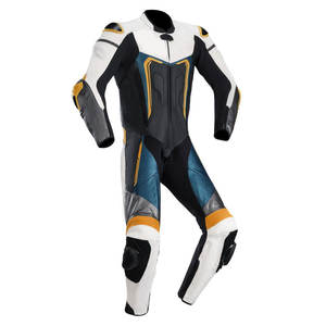 Combinaison de moto en cuir tenue de moto de tous les jours ajustement sécurisé tenue de moto de protection haute résistance combinaison de moto en cuir - Product Image 6