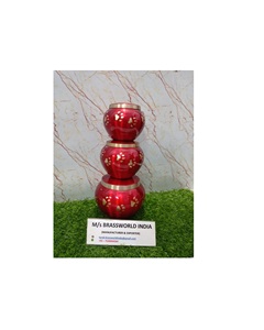 Urna de cremación de mascotas Odyssey, color rojo metálico de alta calidad, todos los tamaños para cenizas humanos/suministros funerarios - Product Image 1