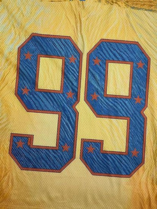 Camiseta de fútbol transpirable de manga corta a la moda, Camiseta 100% de algodón para hombre, camiseta de malla de fútbol estampada holgada - Product Image 4