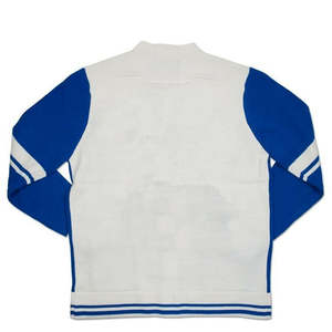 Pull cardigan unisexe sur mesure en gros, 100% coton, col en V, manches longues épaisses, broderie de haute qualité, automne - Product Image 4