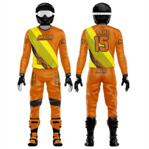 Meilleure qualité élégante DTF impression par transfert de chaleur Dirt Bike tout-terrain ATV VTT et Motocross tissu extensible vêtements de course - Product Image 1